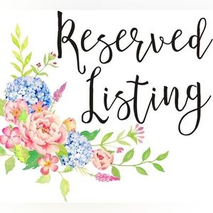 Reserved for SUSAN! 🥰